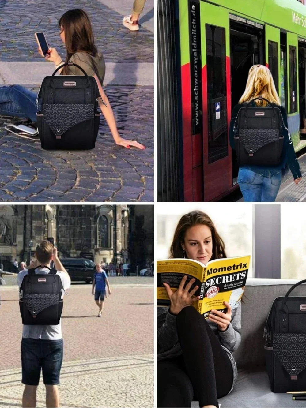 Fabulous Kroser Backpack w Geometric Front Flap. Lots of Compartments. Nice!!